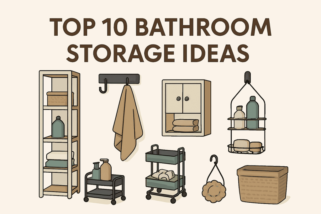 Top 10 Bathroom Storage Ideas