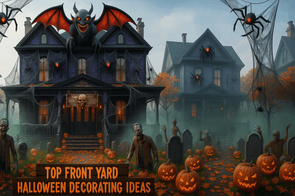 Front Yard Halloween Decorating Ideas