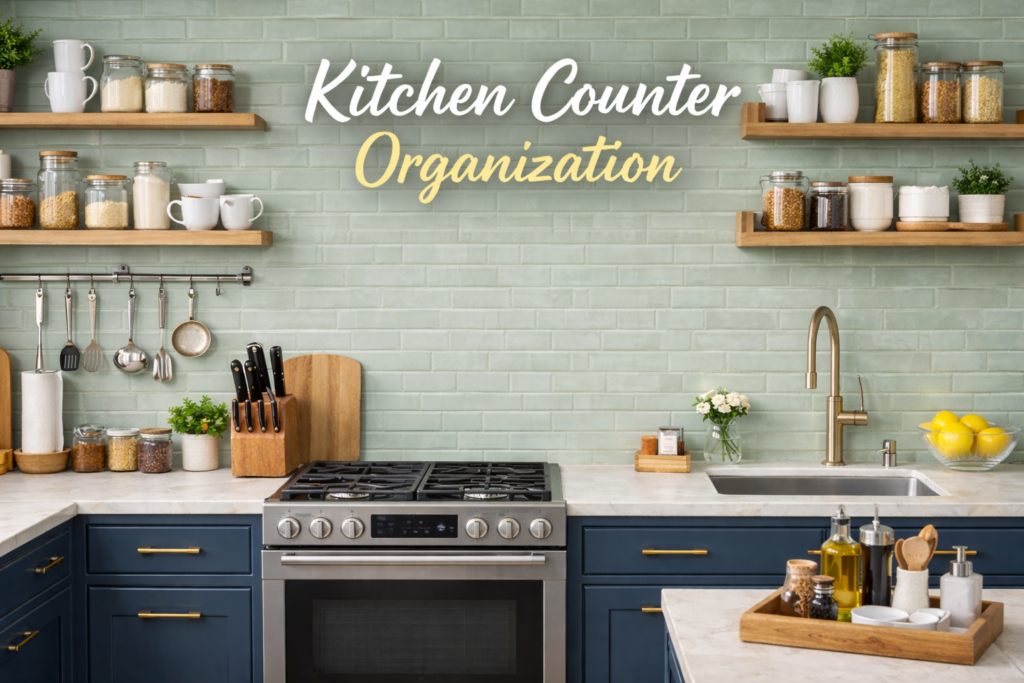 Kitchen Counter Organization