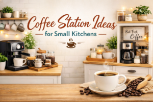 Coffee Station Ideas for Small Kitchens