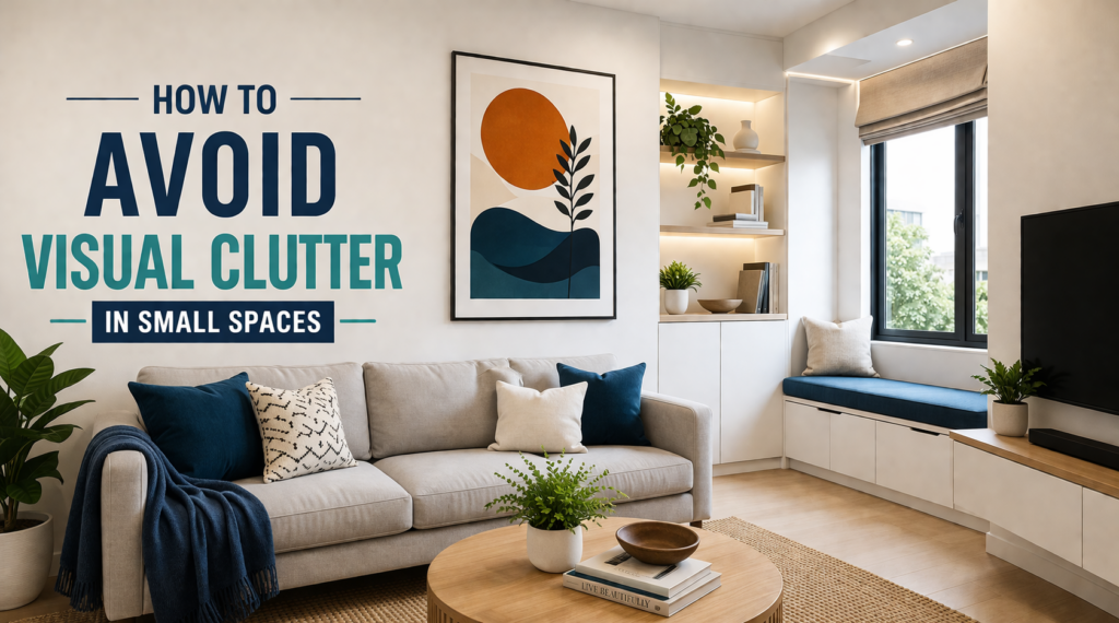 How to avoid visual clutter for small spaces