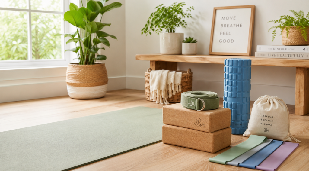Yoga Blocks and Stretching Accessories
