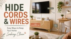 Hide Cords and Wires Around Your Home